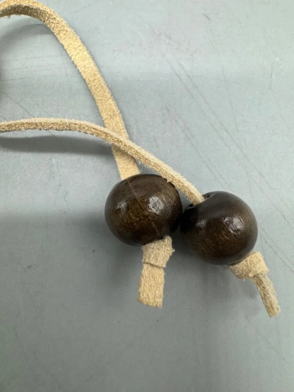 Brighton Art & Soul Drawstring Jewelry Pouch Bag With Wood Beads READ
